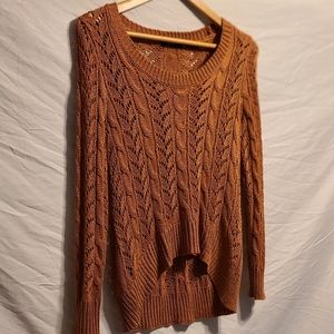 VERVE BRUNT ORANGE SWEATER
